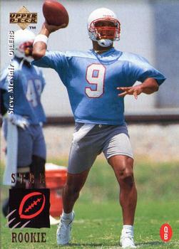 Steve McNair Houston Oilers 1995 Upper Deck NFL Star Rookie #3